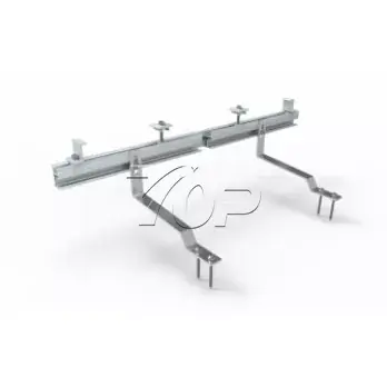 Telas de asfalto Estrutura de montagem fotovoltaica de telhado