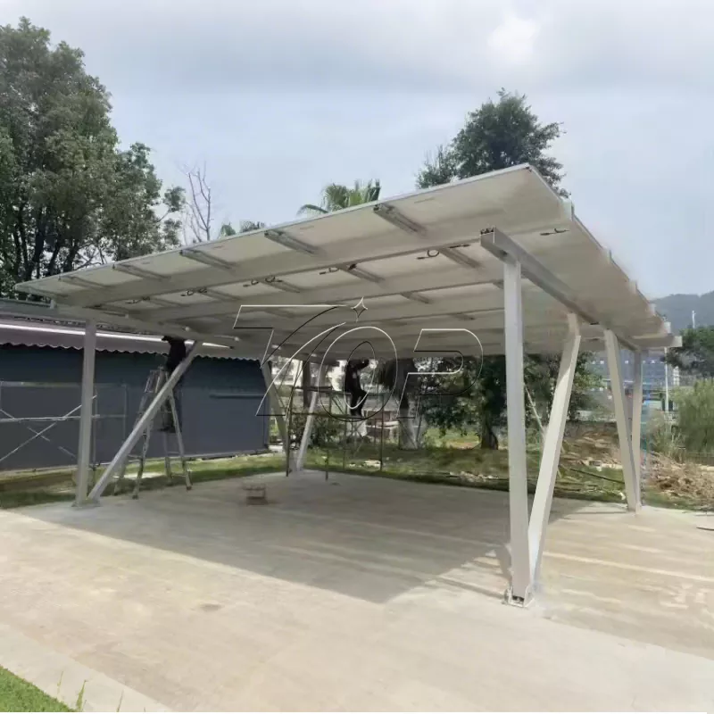 Estruturas solares de garagem