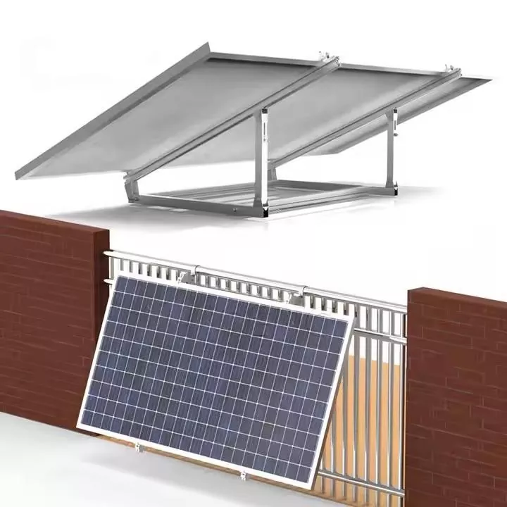 Railagem de varanda do painel solar